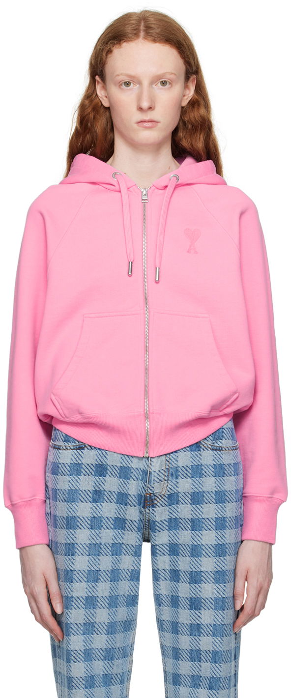 Суитчър AMI Hoodie Розово | USW404.747, 0