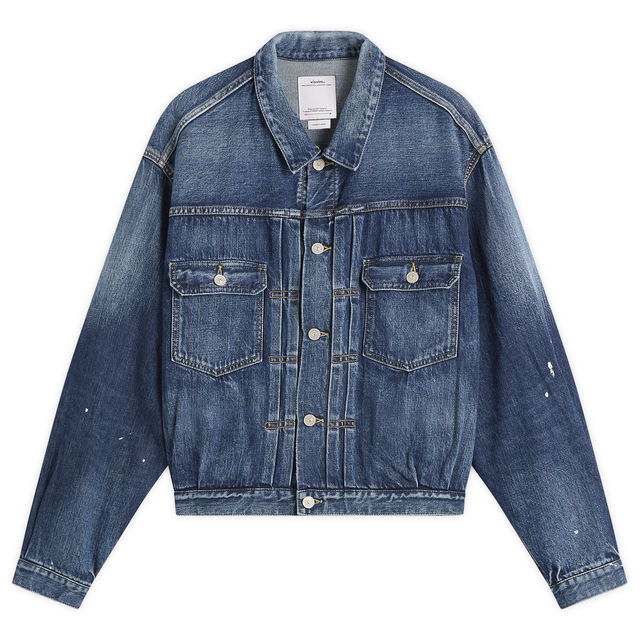 Social Sculpture 101 Paint Splatter Denim Jacket