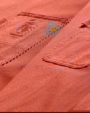 Тениска Carhartt WIP INVINCIBLE Pigment Dyed T-Shirt Оранжево
 | A242063 0AOPG, 3