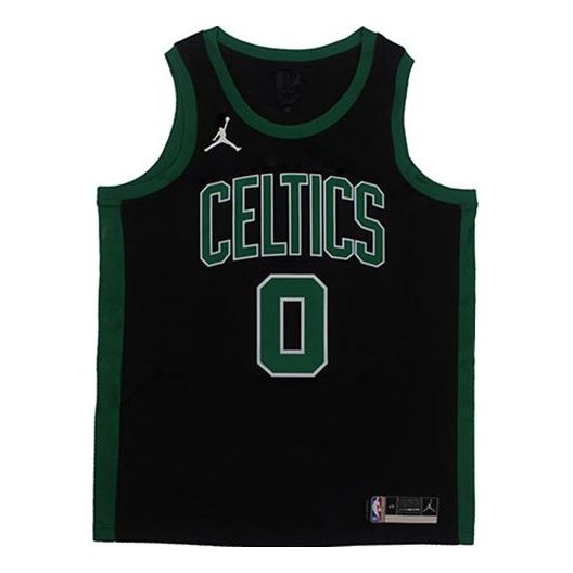 Фланелка Jordan Jordan NBA Boston Celtics Tatum #0 Fan Jersey Черно | CV9470-011