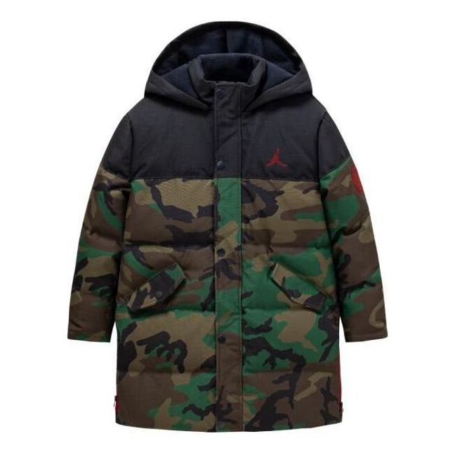 Парка Jordan Jordan Fleece Long Down Jacket Зелено | JD2142003GS-001