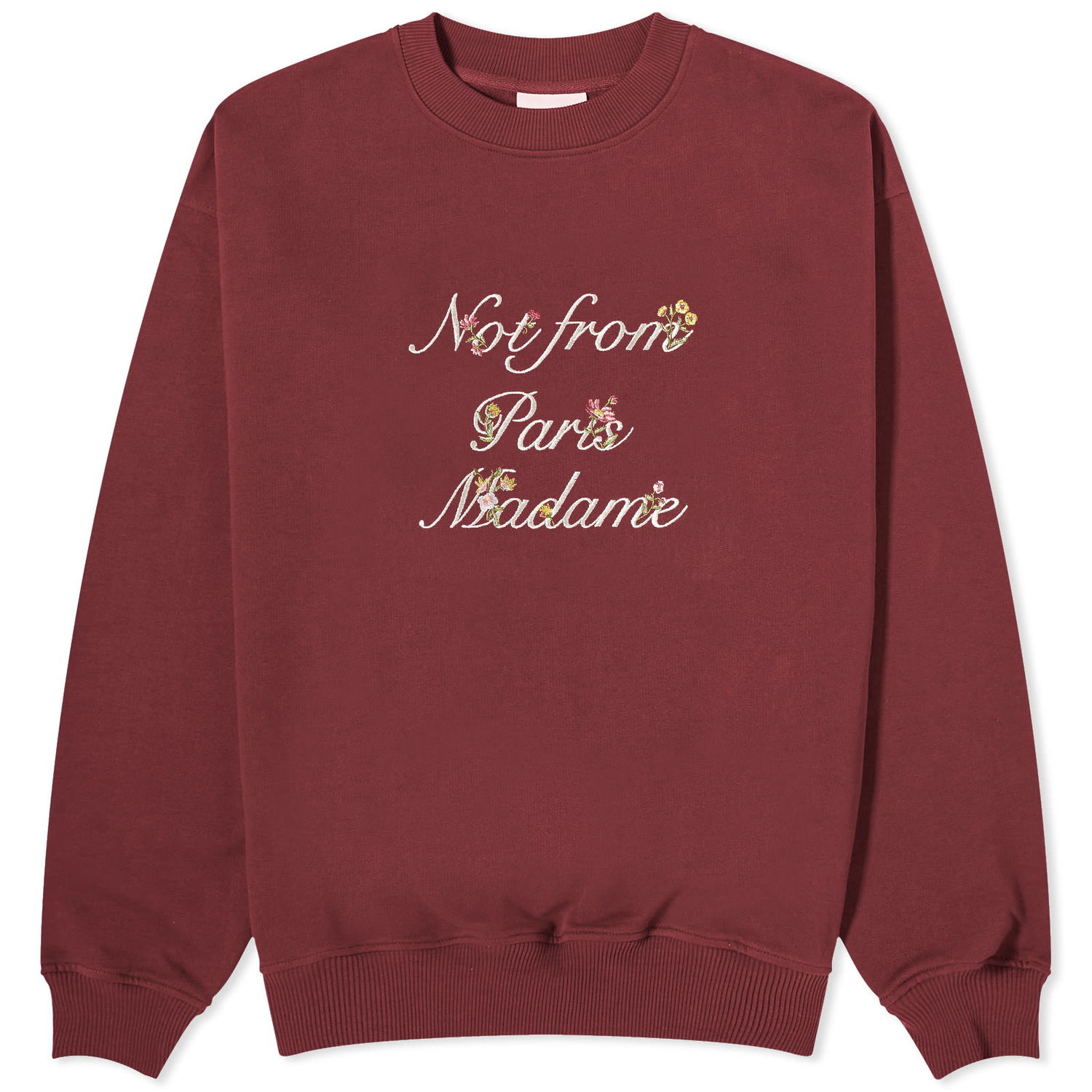 Суитчър Drôle de Monsieur Embroidered Кафяво | C-SW129-CO001-BX, 0