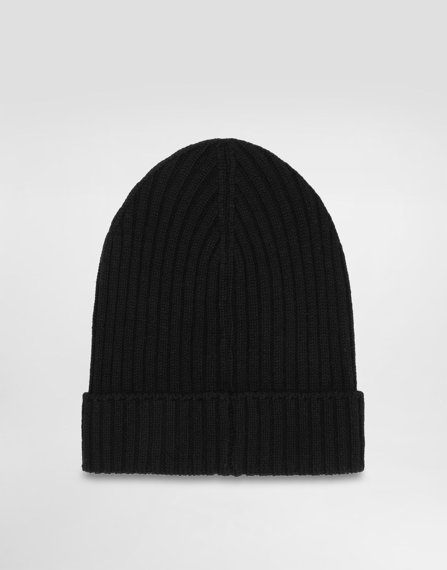 Шапка Dolce & Gabbana Dolce & Gabbana Knitted Logo Plaque Beanie Черно | LBKH82JCVD6N0000, 1