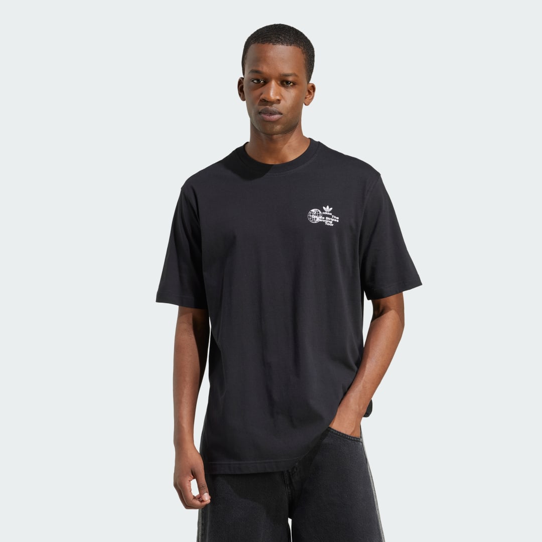 Тениска adidas Performance Sports Elements Poster Graphic Loose T-Shirt Черно | KE3865, 0