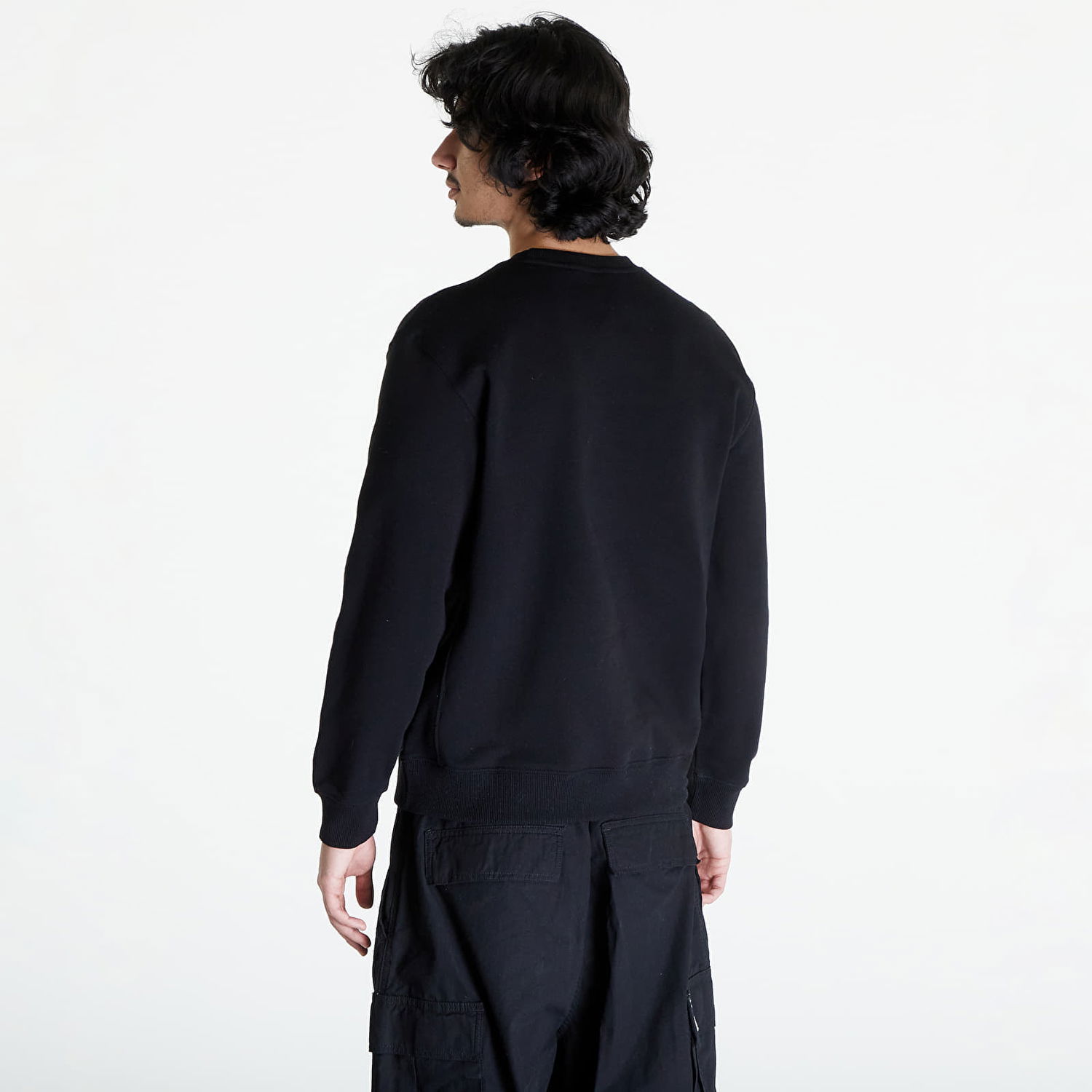 Суитчър Lee Crew Sweatshirt Черно | L81ITJ01, 1