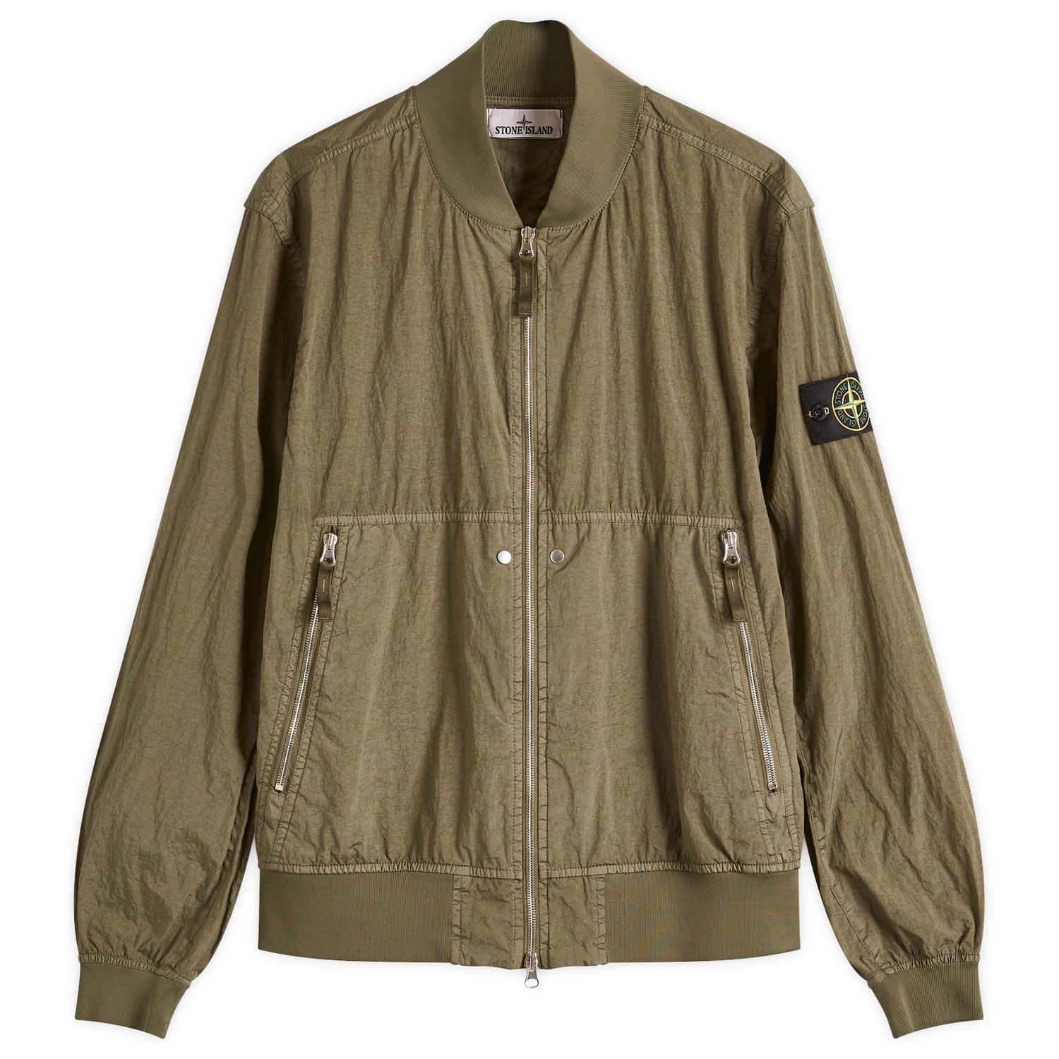 Яке бомбър Stone Island Stone Island Men's Watro-TC ECONYL Bomber Jacket, Size Large Зелено | K1S154100019-V0054, 1