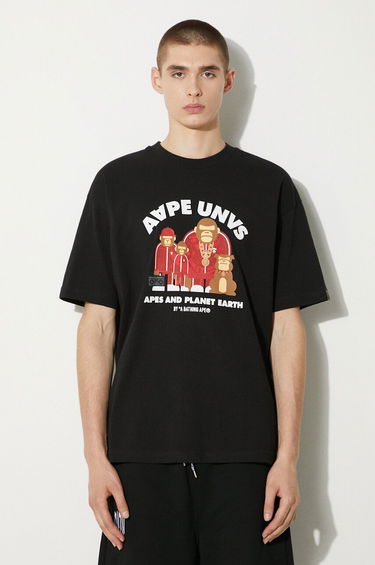 Тениска AAPE by A Bathing Ape AAPE Theme Graphic T-Shirt Черно | AAPTEM1496XXM, 0