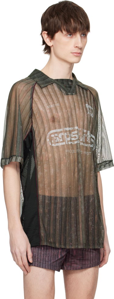 Фланелка Serapis Serapis Stripes Football Polo Зелено | SS25_FT_7S, 1