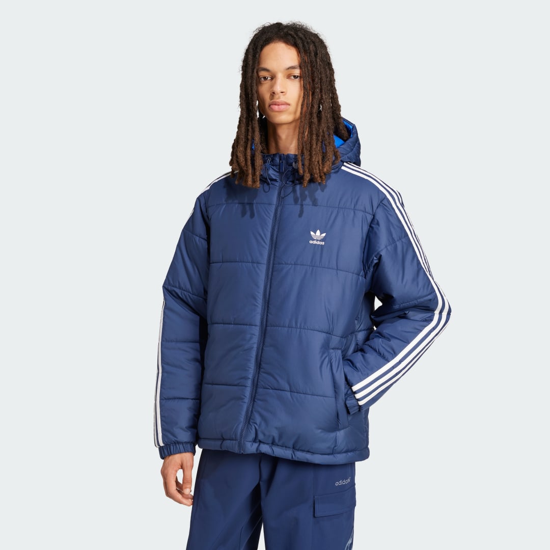 Пухо яке adidas Performance Reversible Puffer Jacket Синьо | JD9073, 0