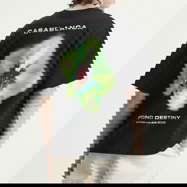 Тениска Casablanca Casablanca Glitch Orchid Beyond Destiny Spring-Summer 2022 Oversized T-Shirt Черно | M-SP26-JTS-044-06, 3