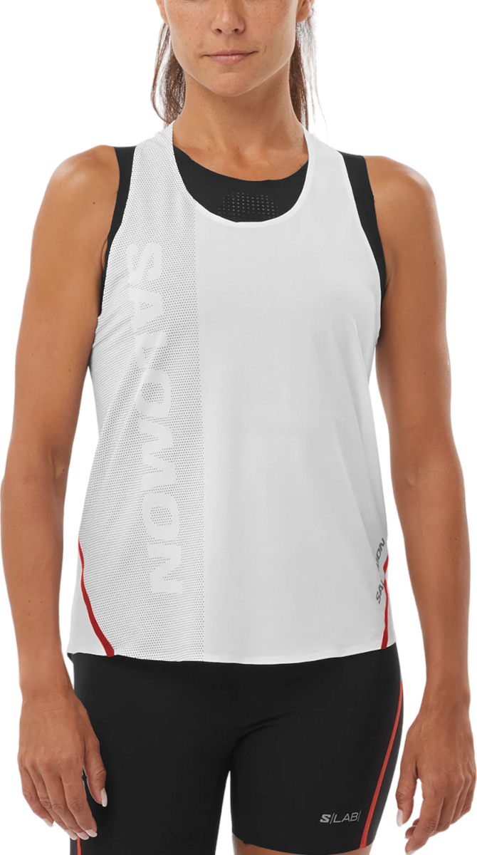 Потник Salomon S/LAB Speed Singlet Tank Top Бяло | lc2243600