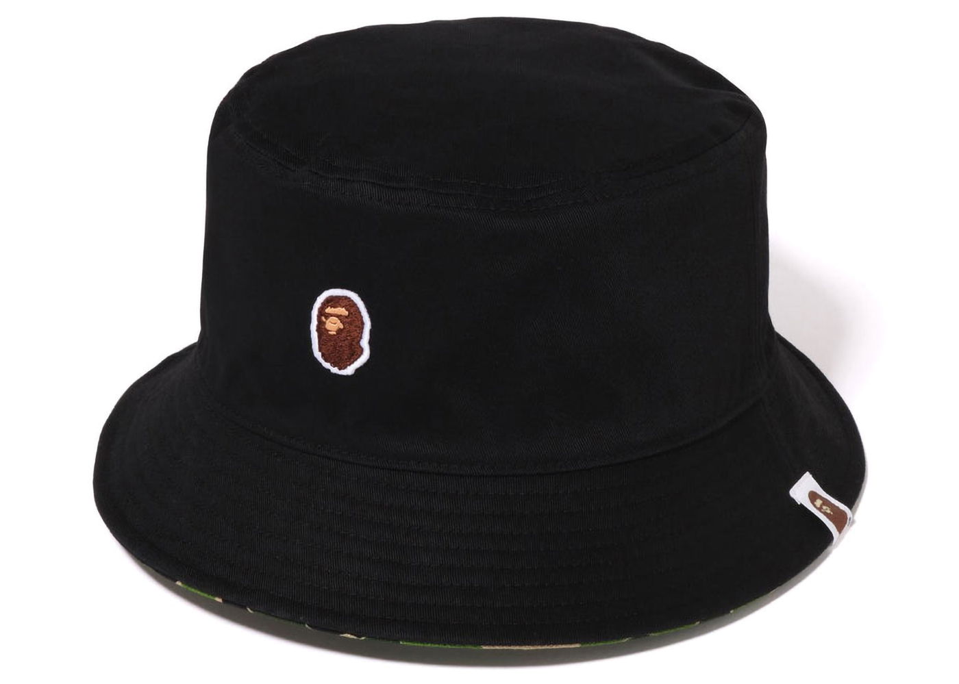 Шапка BAPE One Point Reversible Bucket Hat Черно | 1J20-181-001, 0