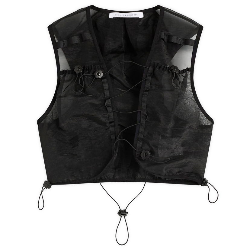 Жилетка Cecilie Bahnsen Cecilie Bahnsen Bona Running Vest Черно | 325RTW15004