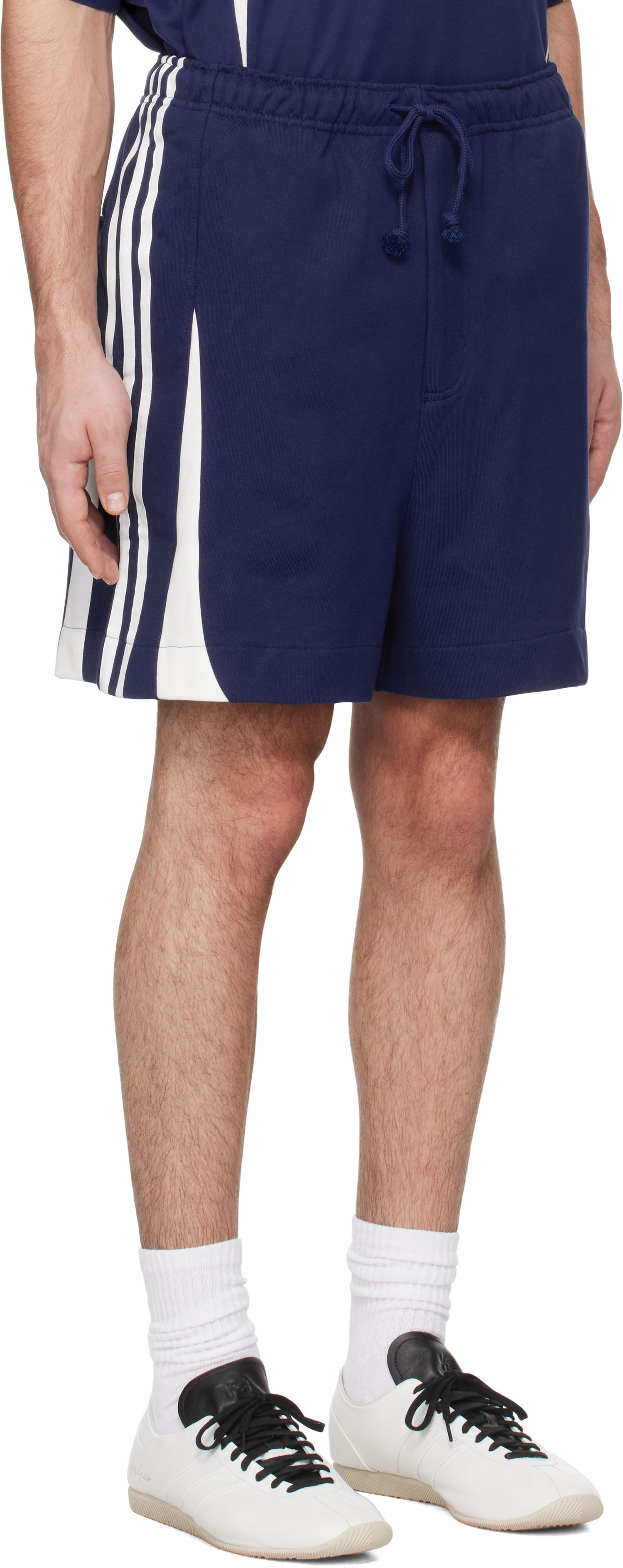 Къси панталони Y-3 Y-3 French Terry Cutline Shorts Синьо | JM3229, 1