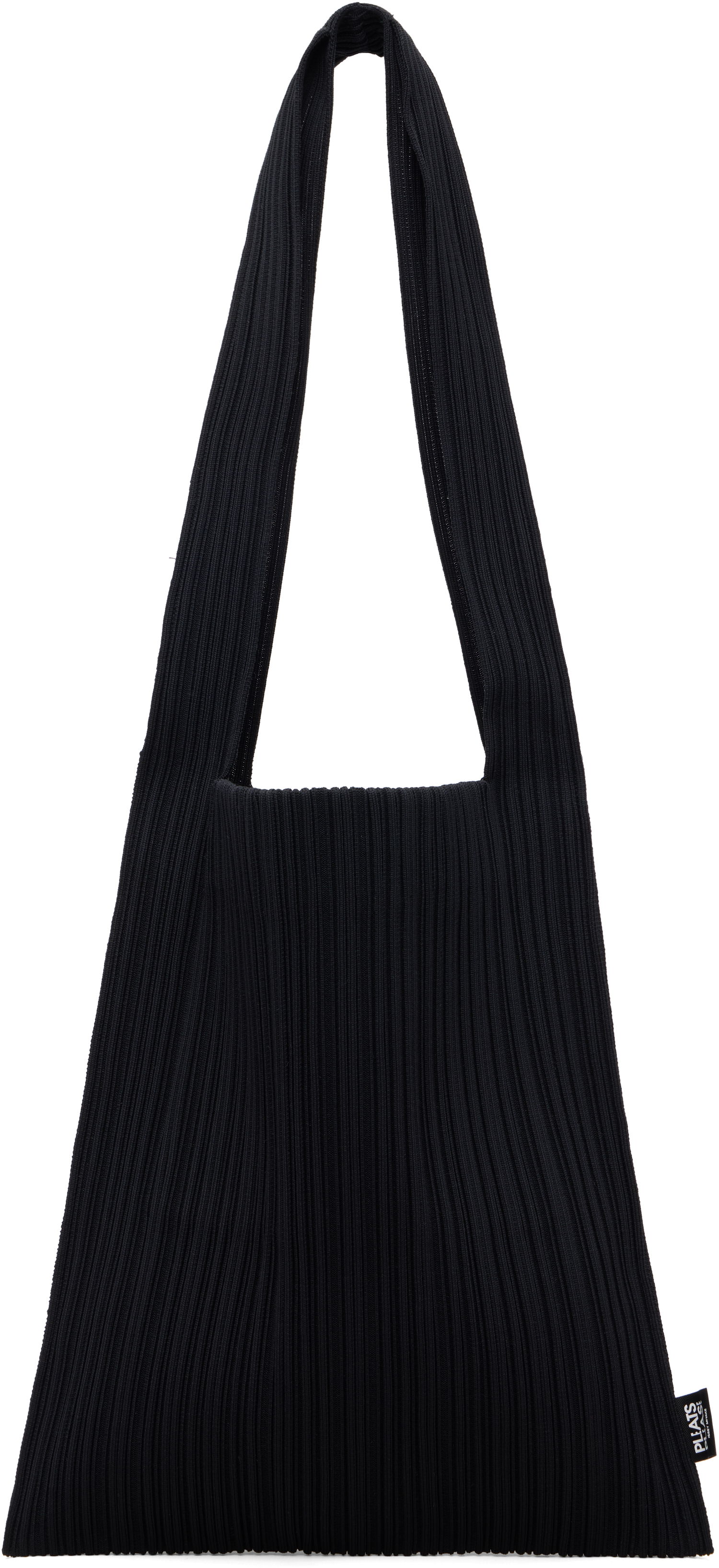 Голяма пазарска чанта Pleats Please Issey Miyake PLEATS PLEASE ISSEY MIYAKE Crepe Knit Tote Черно | PP59AG672, 0
