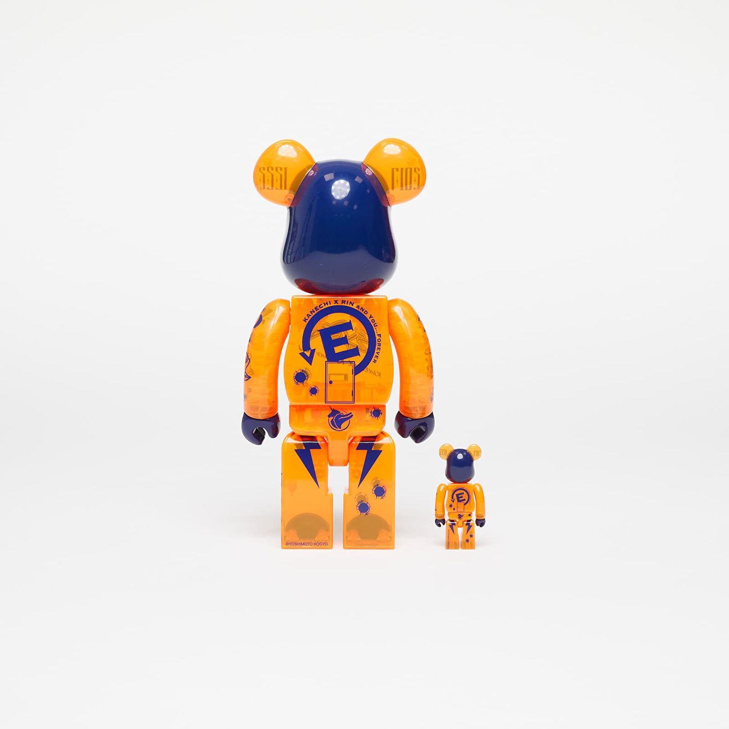 Колекционерско Medicom Toy BE@RBRICK Exit 100% & 400% Set Оранжево
 | 4530956612799, 1