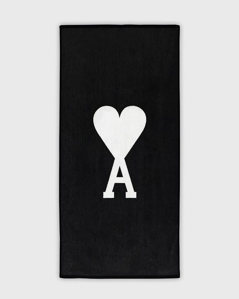 Домашен декор AMI Paris ADC Beach Towel Черно | UTW935.340-194