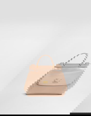 Дамска чанта Dolce & Gabbana Dolce & Gabbana Mini Sicily Patent Calfskin Bag Бежово | EB0003A106780412, 0