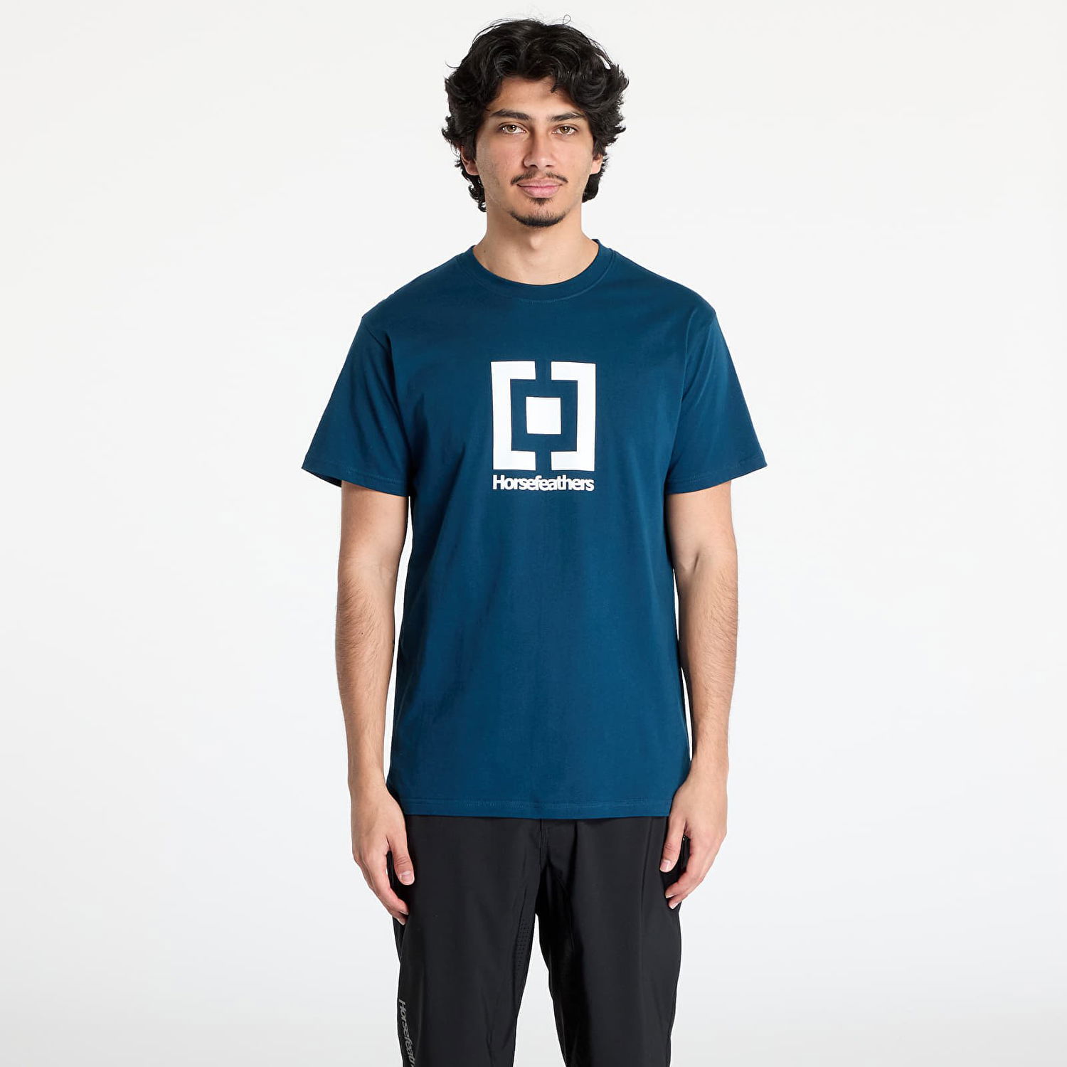 Тениска Horsefeathers Horsefeathers Base T-Shirt Синьо | SM1345J, 0