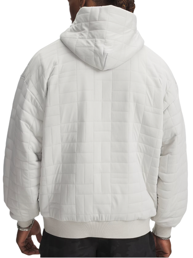Суитчър Under Armour Unstoppable Fleece Textured Quilted Hoodie Бяло | 6003867-110, 2