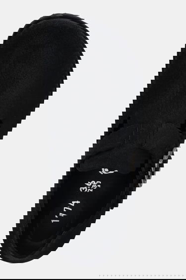 Кецове и обувки Birkenstock 1774 London Art Deco LEVE Suede Buckle Shoe with Flat Heel Черно | 1031960, 3