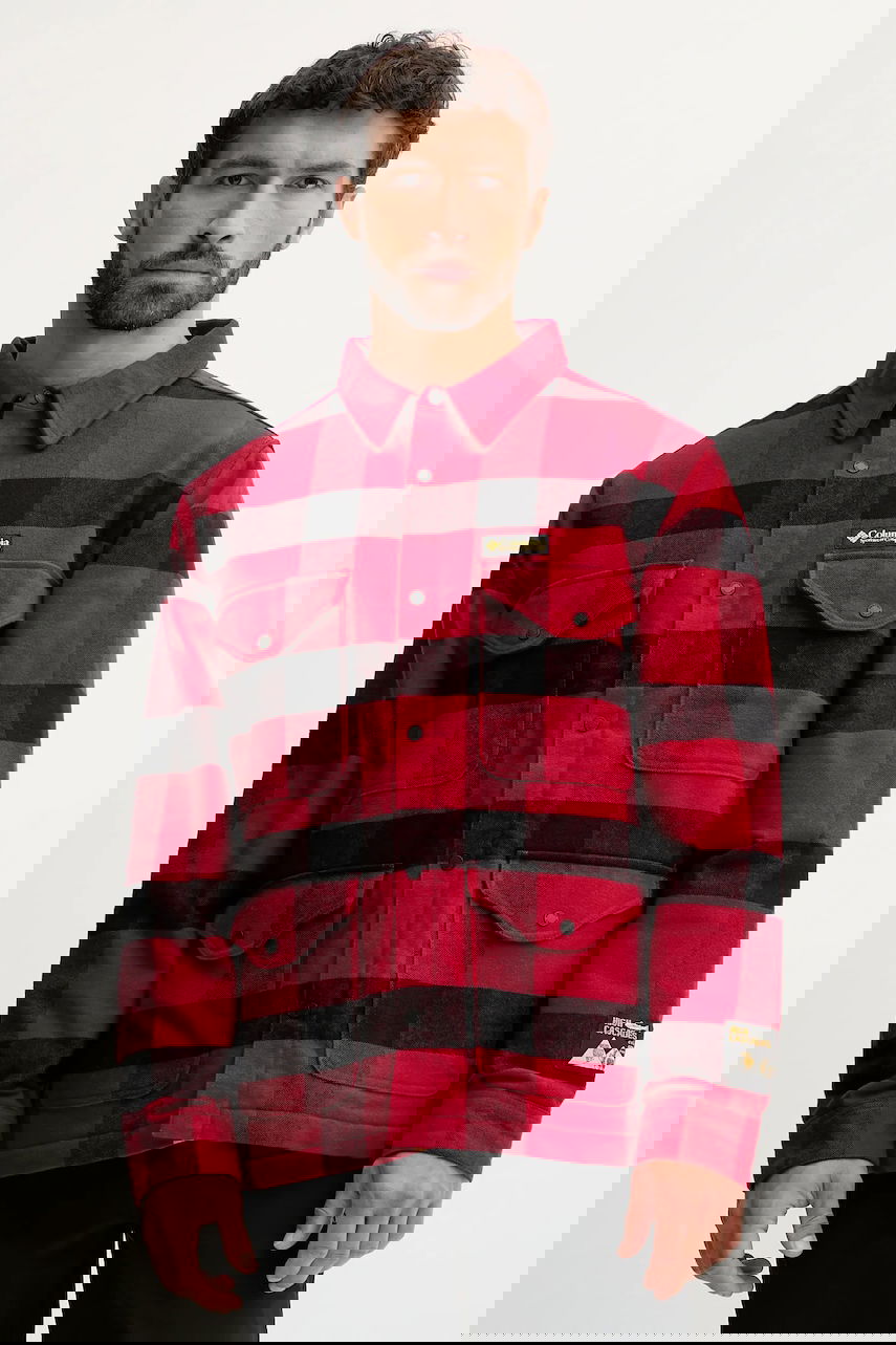 Яке Columbia High Cascades Shirt Jacket Червено | 2138401, 0