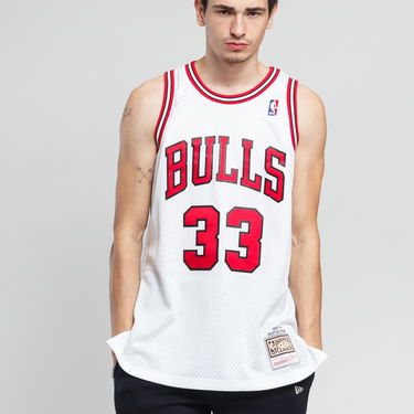 Фланелка Mitchell & Ness NBA Swingman Jersey Chicago Bulls Scottie Pippen #33 Бяло | SMJYAC18054, 0