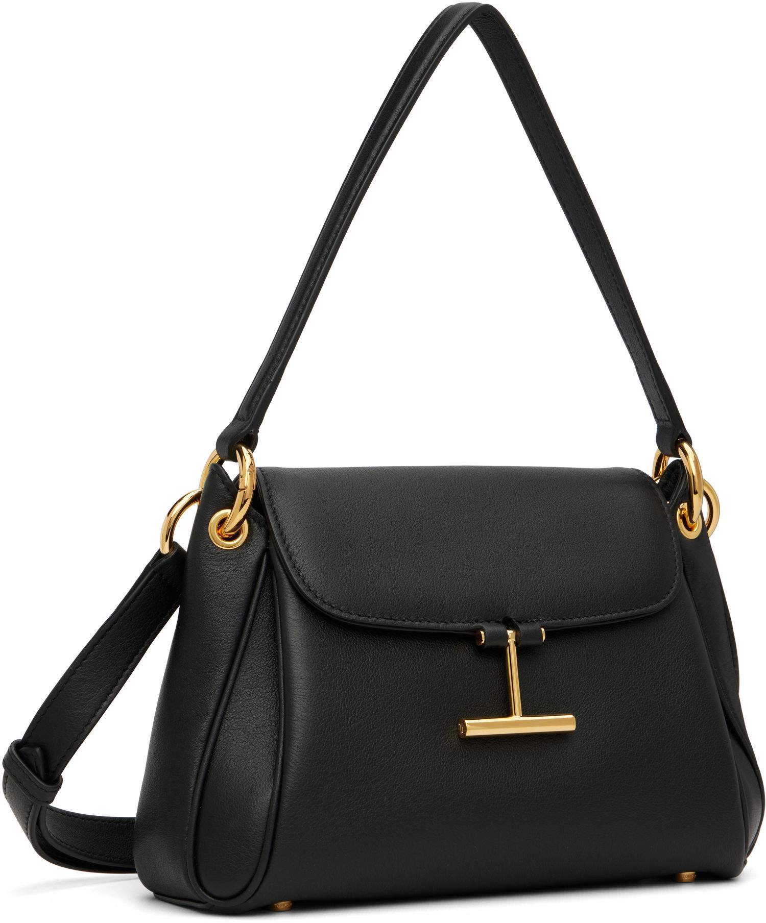 Дамска чанта Tom Ford TOM FORD Small Tara Leather Bag Черно | L1870-LCL490G, 1