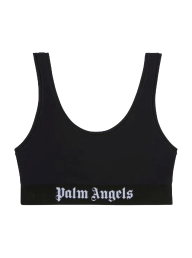 Сутиен Palm Angels Classic Logo Sport Bra Черно | PWVO010C99FAB0011001