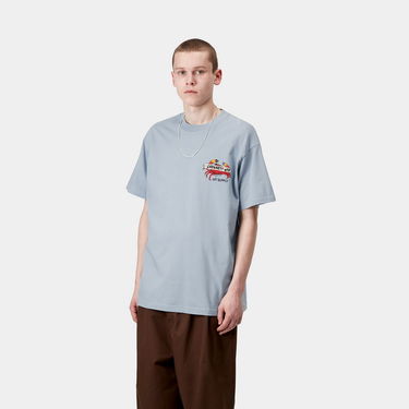 Тениска Carhartt WIP Short Sleeve Crab Paint T-Shirt Синьо | I034778_9, 0