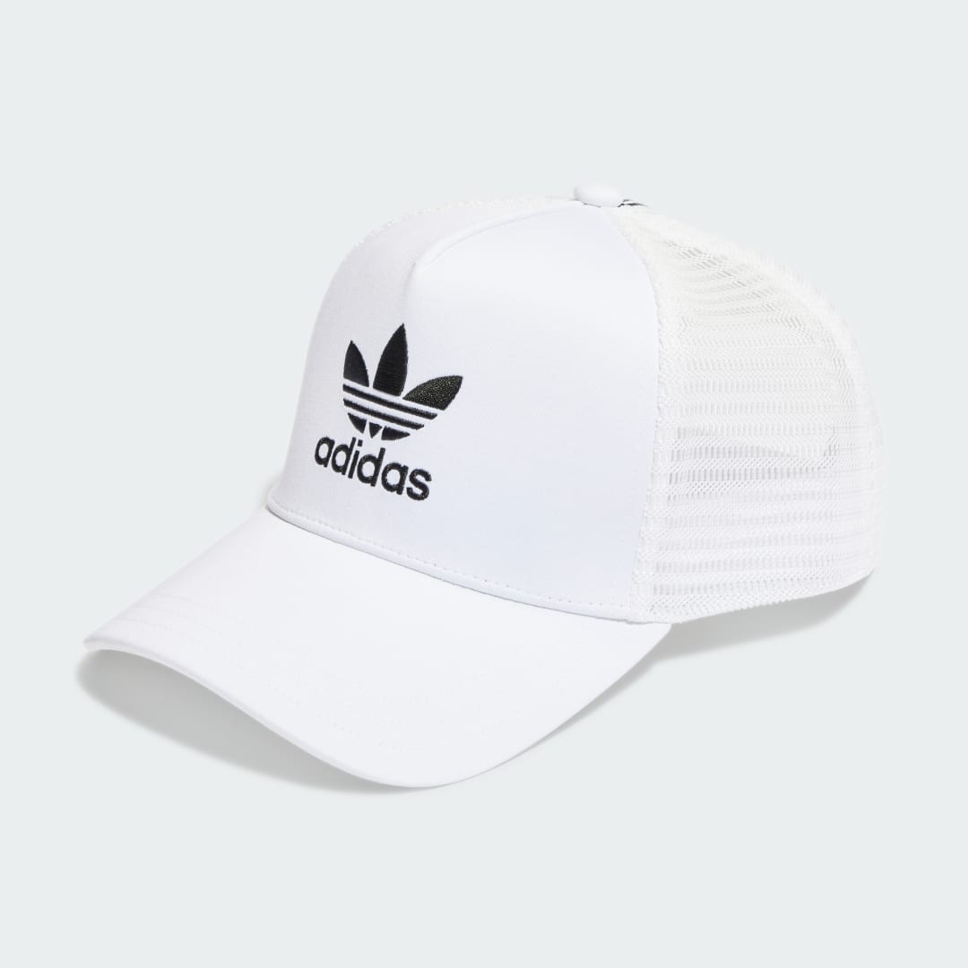 Шапка с козирка adidas Performance Adicolor Classic Trucker Hat Бяло | IS3015, 0