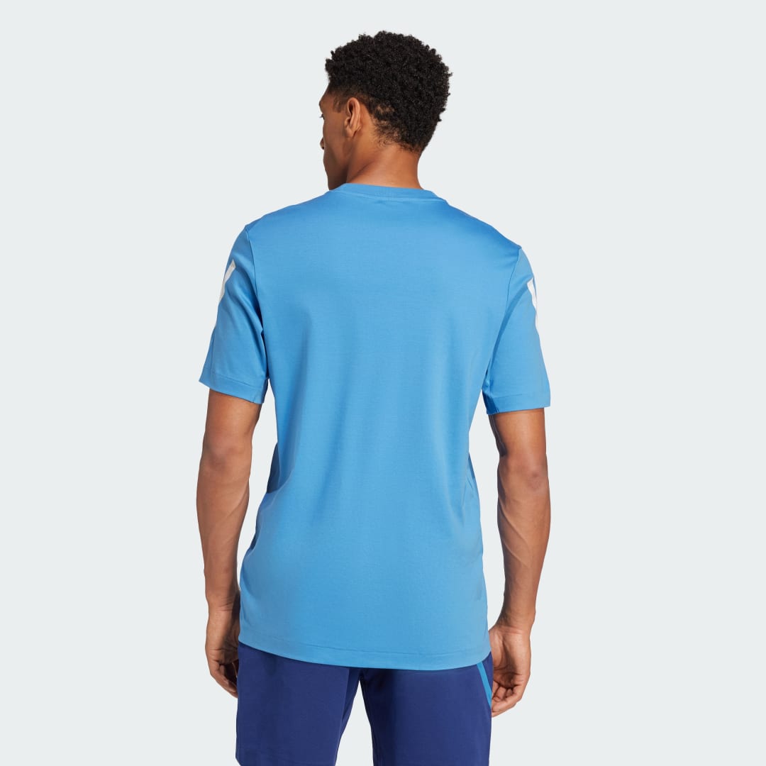 Тениска adidas Performance France Travel T-Shirt Синьо | JC7094, 1