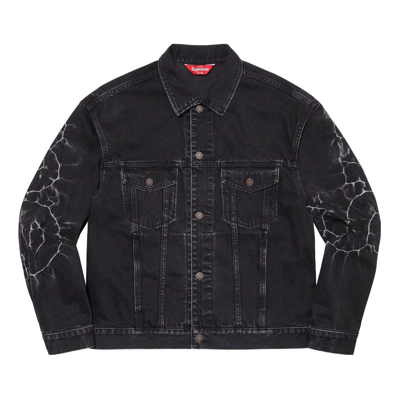 Яке Supreme Shibori Print Trucker Jacket Черно | SUP-SS23-014, 0