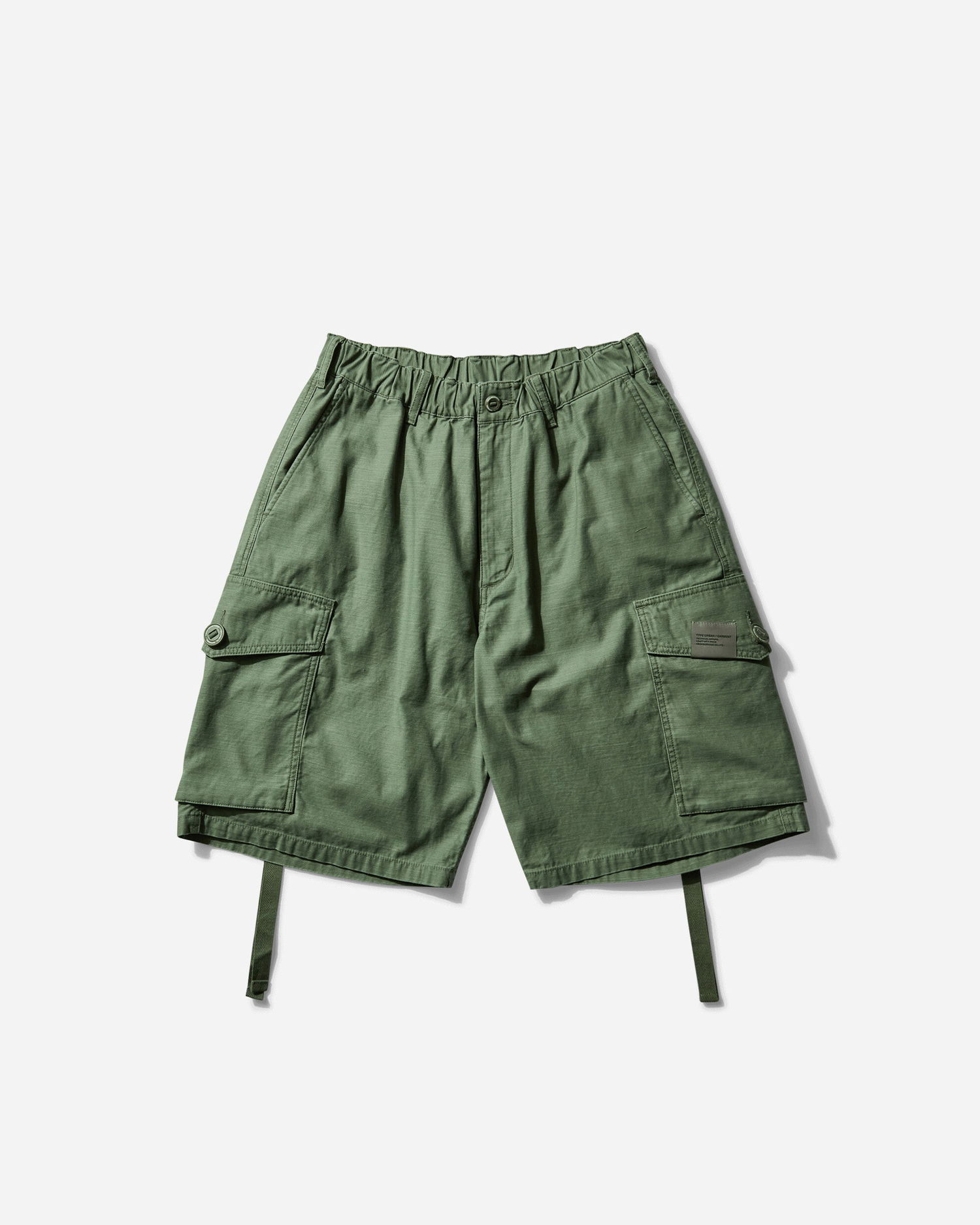 Къси панталони Neighborhood Wide Cargo Shorts Зелено | 251SPNH-PTM07 OD, 1