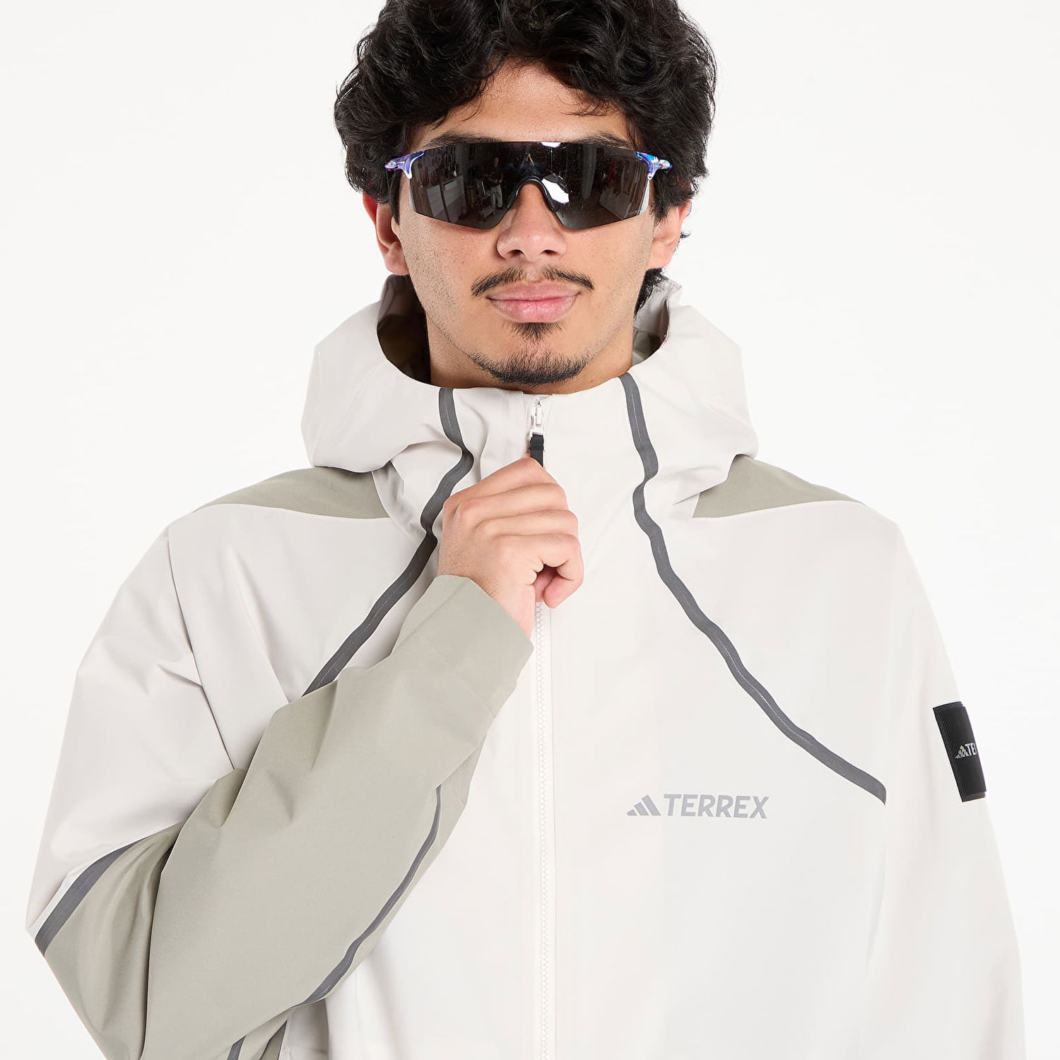 Дъждобран adidas Performance National Geographic CLIMAPROOF Rain Jacket Бяло | KC2342, 1