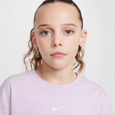 Съкратен топ Nike Nike Sportswear Essential T-Shirt Лилаво | FZ5559-537, 3
