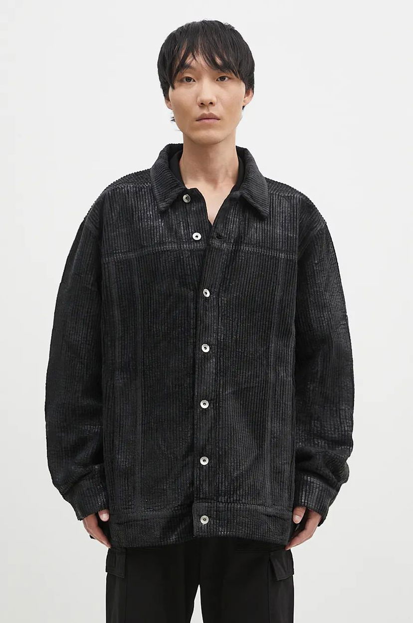 Яке Rick Owens Oversized Jacket Черно | DU02D2761.HCF