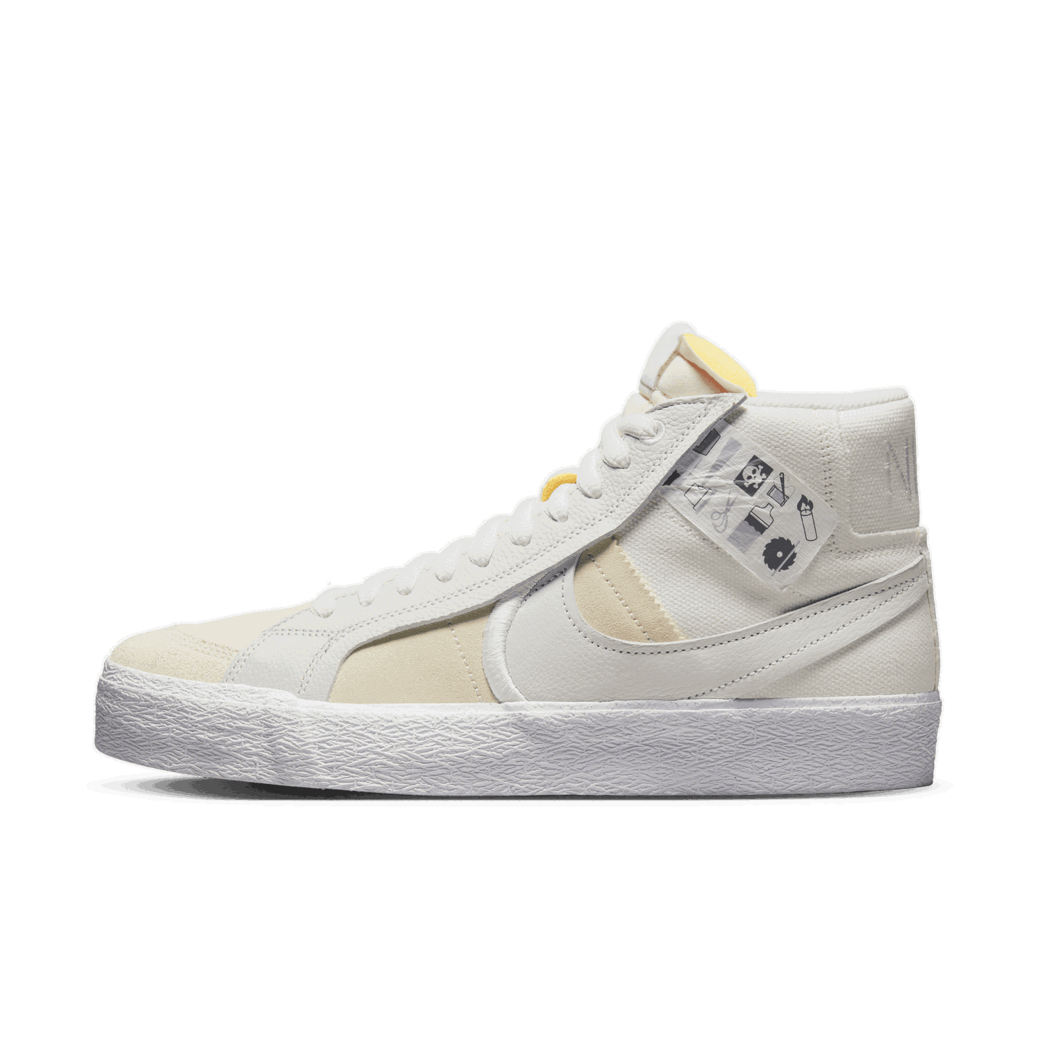 Кецове и обувки Nike SB Blazer Mid Plus Summit White Бяло | DZ7587-110, 0
