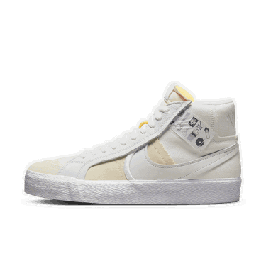 Кецове и обувки Nike SB Blazer Mid Plus Summit White Бяло | DZ7587-110, 0