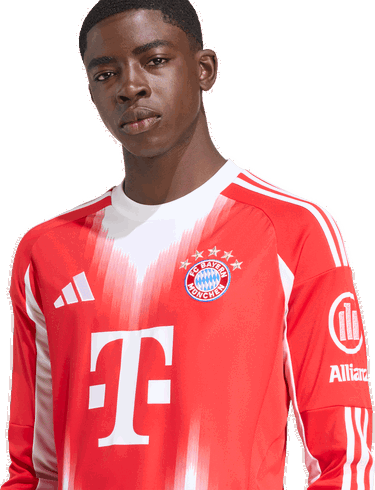 Фланелка adidas Performance FC Bayern 25/26 Long Sleeve Jersey Червено | JP3689, 3
