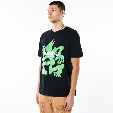Тениска Pleasures BPMS Tee Черно | P22SP042-BLACK, 3