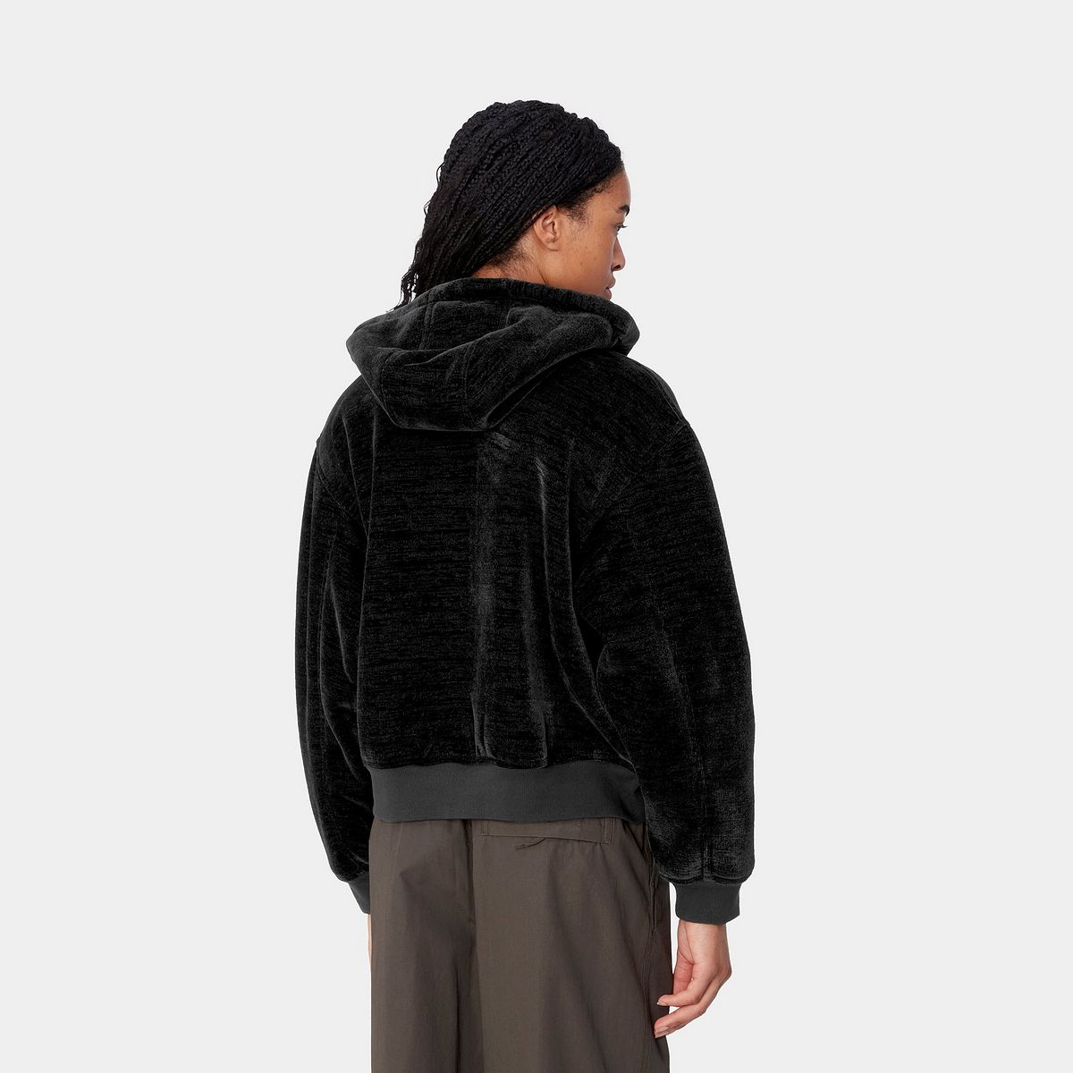 Суитчър Carhartt WIP Active Fleece Zip-Up Hoodie Черно | I033905_8, 1