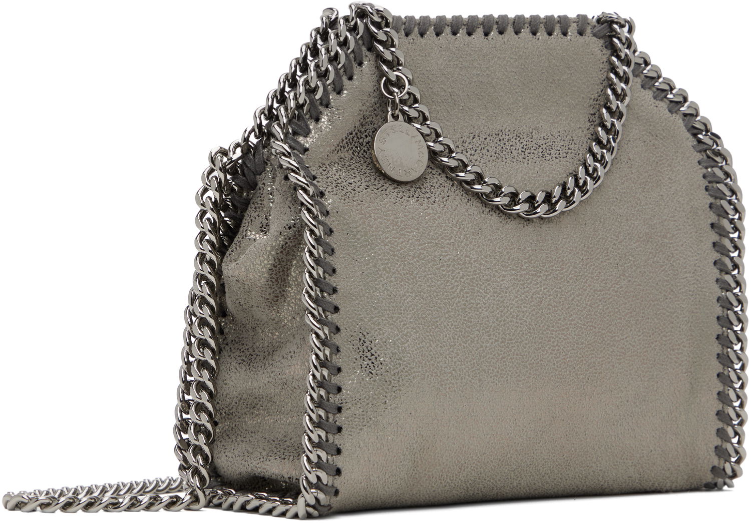 Дамска чанта Stella McCartney Stella McCartney Falabella Tiny Chain Bag Металик | 391698WP0609, 1