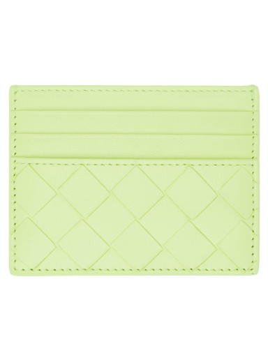 Портфейл Bottega Veneta Intrecciato Card Holder Зелено | 742325 VCPP3