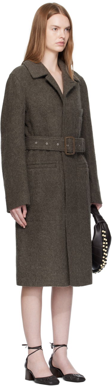 Палта LEMAIRE LEMAIRE Belted Tailored Coat Кафяво | CO1119 LF504, 1