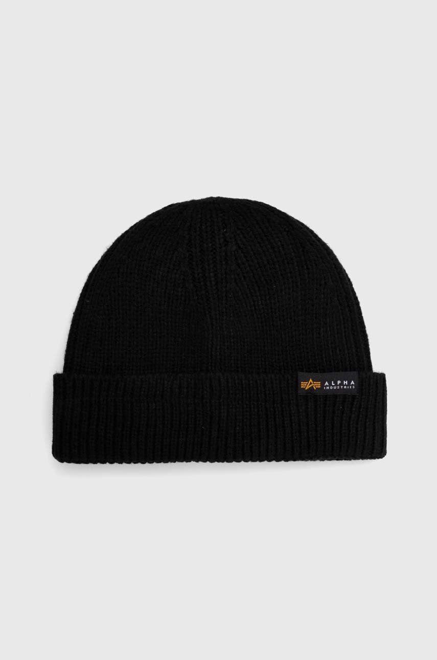 Шапка Alpha Industries Dockers Beanie Черно | 138905.03, 0