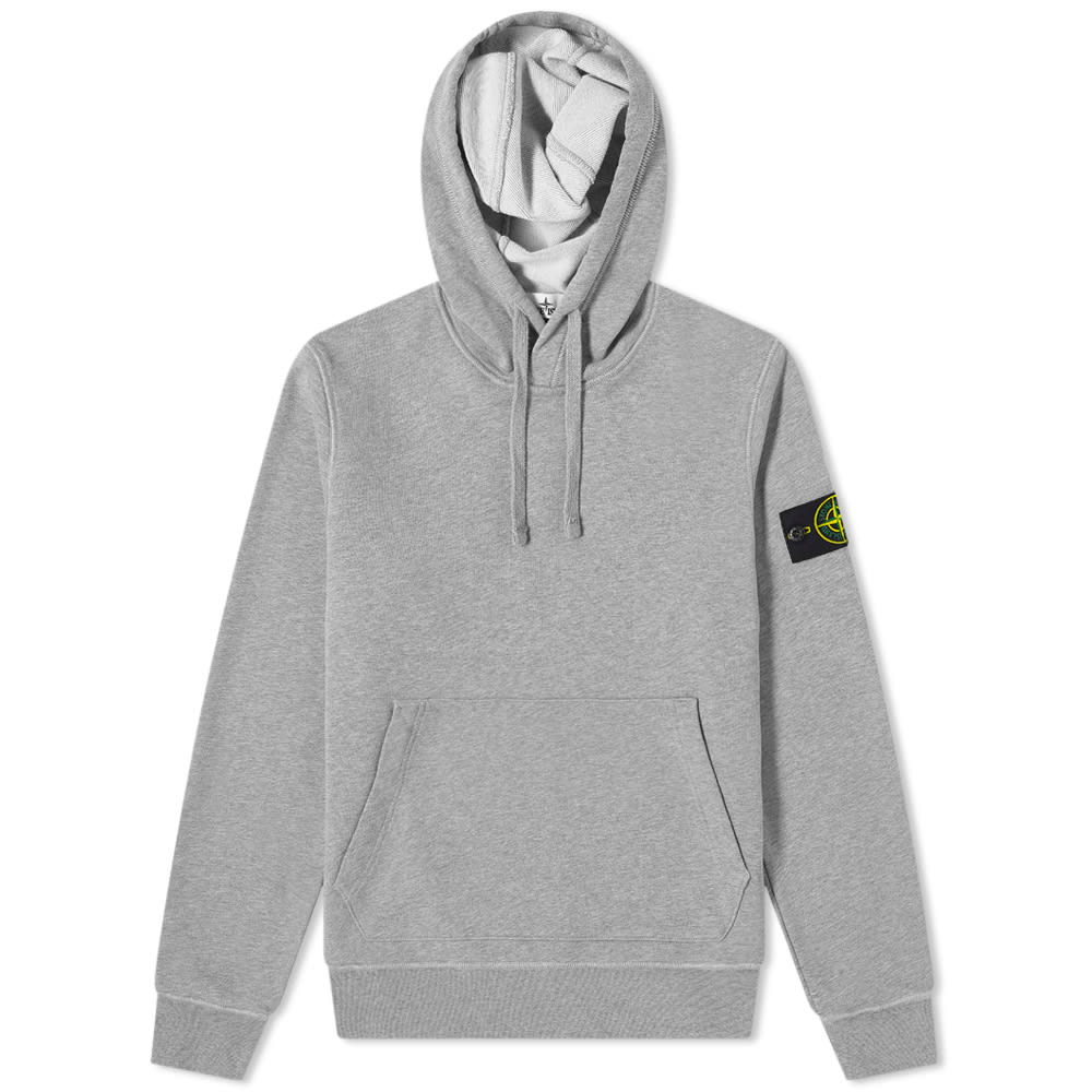 Суитчър Stone Island Garment Dyed Popover Hoody Сиво | 741564151-V0M64, 0