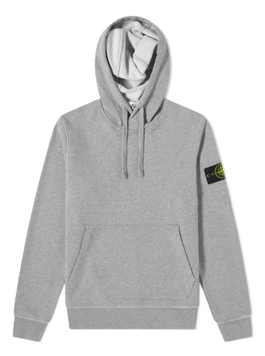 Суитчър Stone Island Garment Dyed Popover Hoody Сиво | 741564151-V0M64