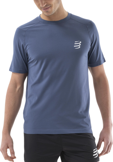 Тениска Compressport Compressport Performance Short Sleeve T-Shirt Синьо | atsm4925123, 0