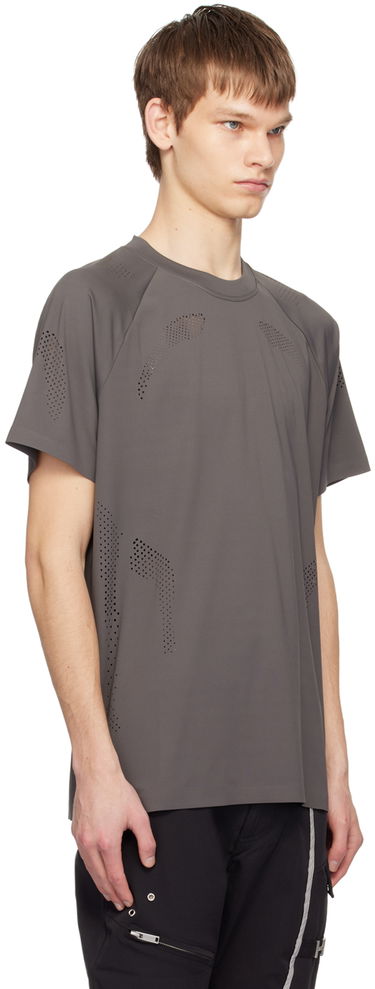 Тениска HELIOT EMIL Intine Perforated T-Shirt Сиво | SS24_M_09_106_LGY06, 1